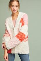 Handknit & Heartfelt By Anthropologie Pastel Striped Cardigan