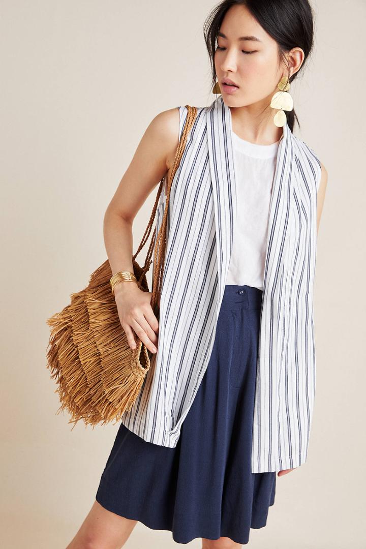 Bb Dakota Elantra Striped Vest