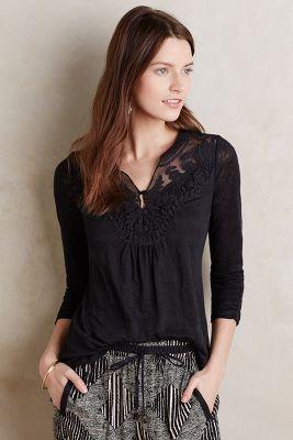 Meadow Rue Lace Cloaked Tee