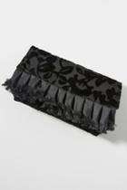 Anthropologie Collette Ruffled Foldover Clutch