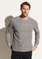 Vince Heather Thermal Long Sleeve Crew