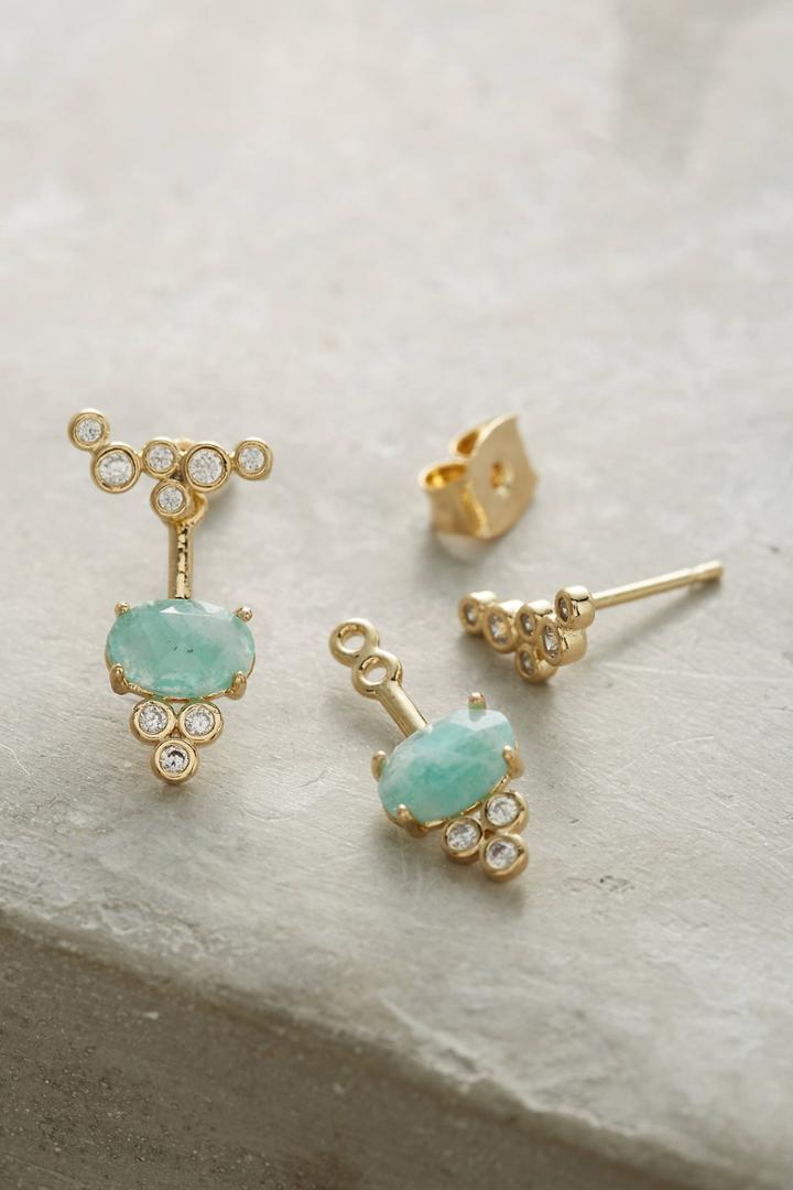 Anthropologie Umbrella Front-back Earrings