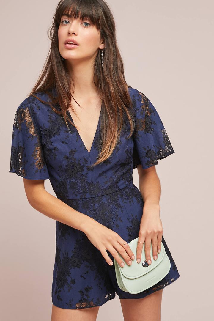 Keepsake The Love Flutter-sleeve Romper
