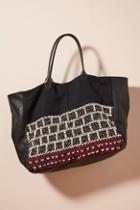 Momo Design Embroidered Brick Tote