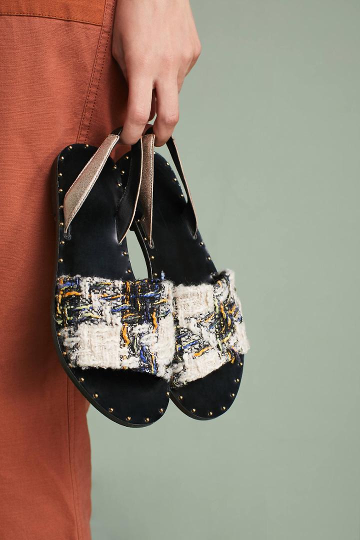 Kmb Leather Slingback Sandals