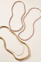 Twine & Twig Metallic Layered Necklace