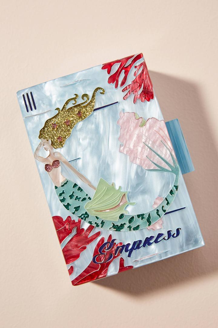 Anthropologie Tarot Lucite Clutch