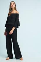 Anthropologie Lala Off-the-shoulder Jumpsuit
