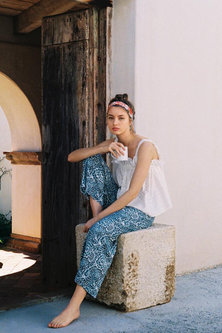 Maeve Anika Knit Wide-leg Pants