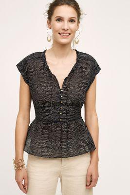 Hd In Paris Merce Peplum Blouse