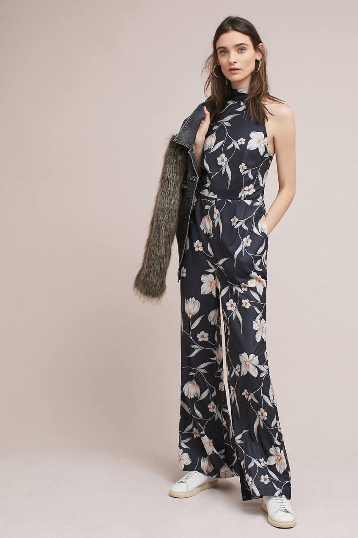 Yumi Kim Floral Halter Jumpsuit