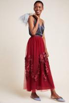 Varun Bahl Benita Tulle Midi Skirt