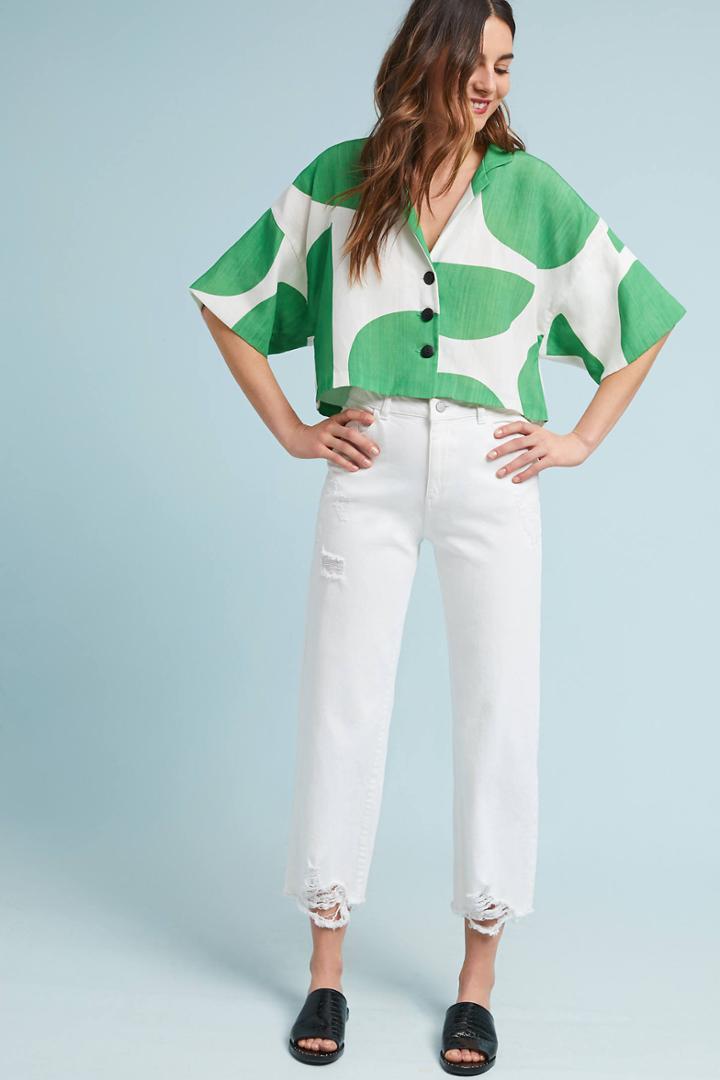 Mara Hoffman Satsuki Graphic Buttondown