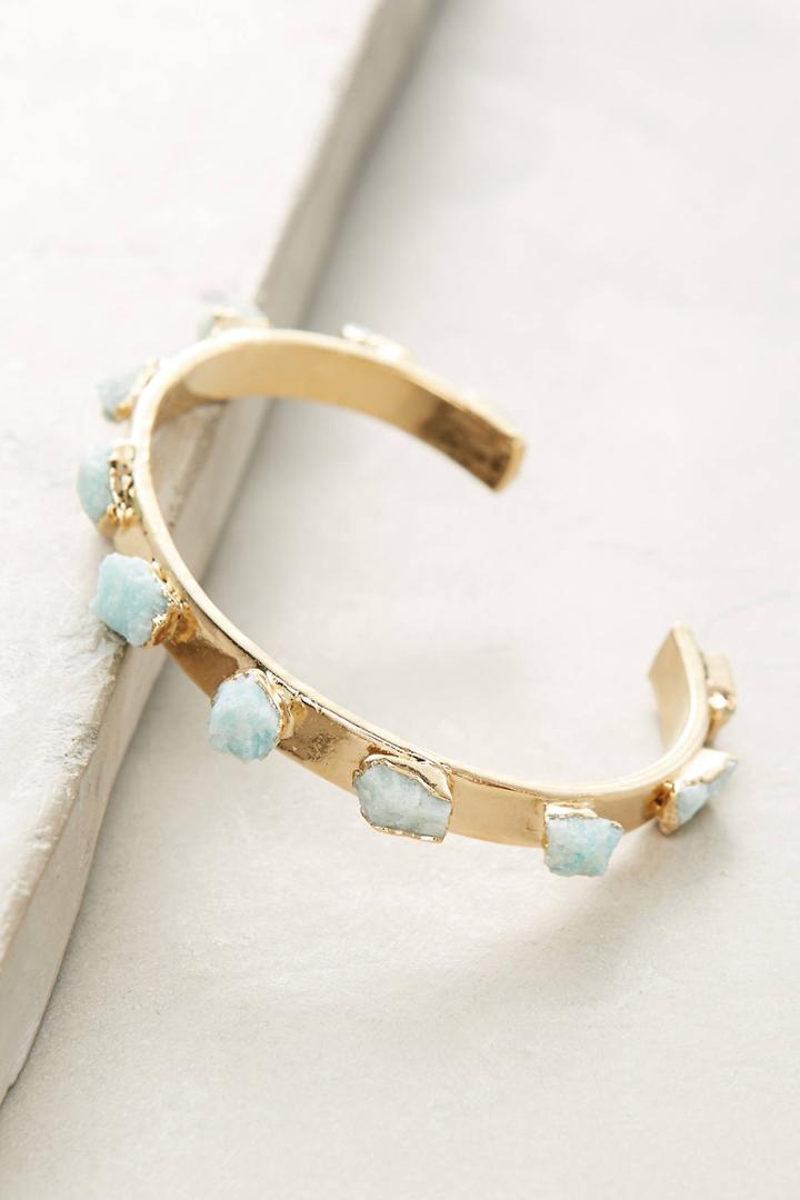 Dani Barbe Amazonite Cuff Bracelet