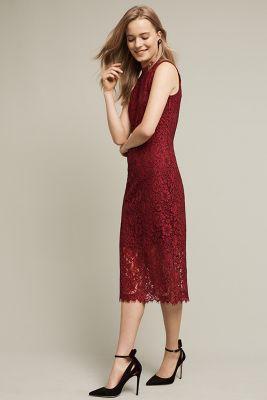 Shoshanna Marian Lace Column Dress