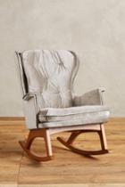 Anthropologie Slub Velvet Finn Rocker