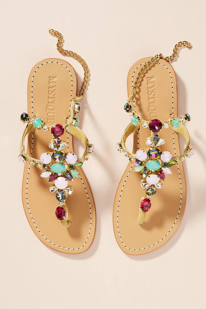 Mystique Golden Sun Sandals