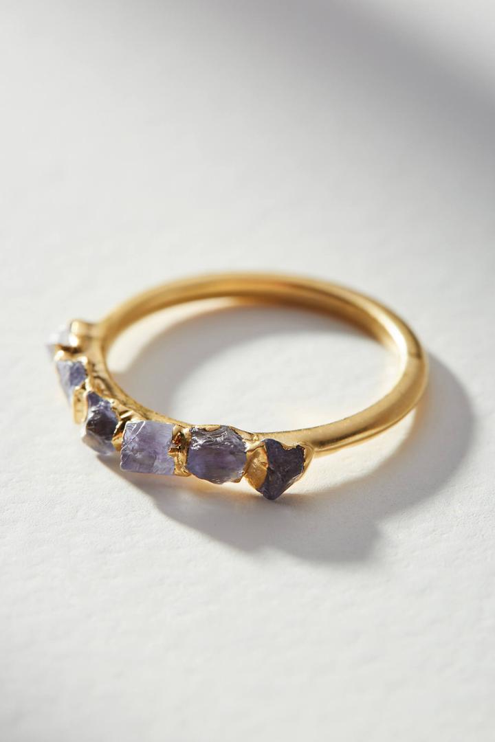 Dani Barbe Delicate Raw Gemstone Ring