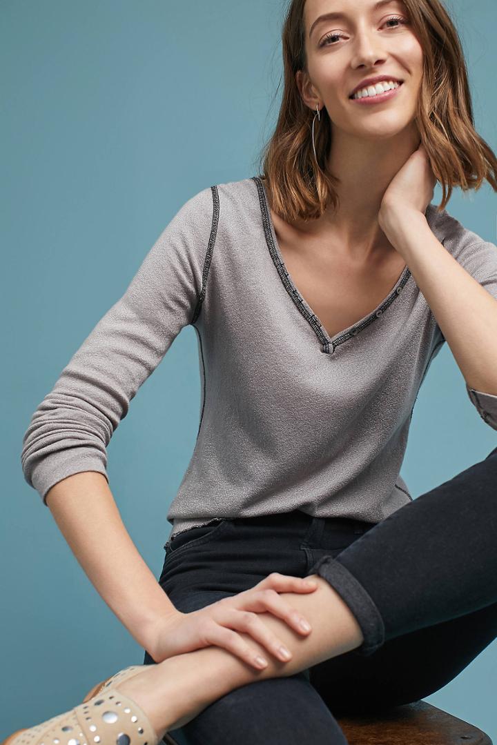 Michael Stars Shine Henley Tee
