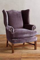 Anthropologie Slub Velvet Ludlowe Chair