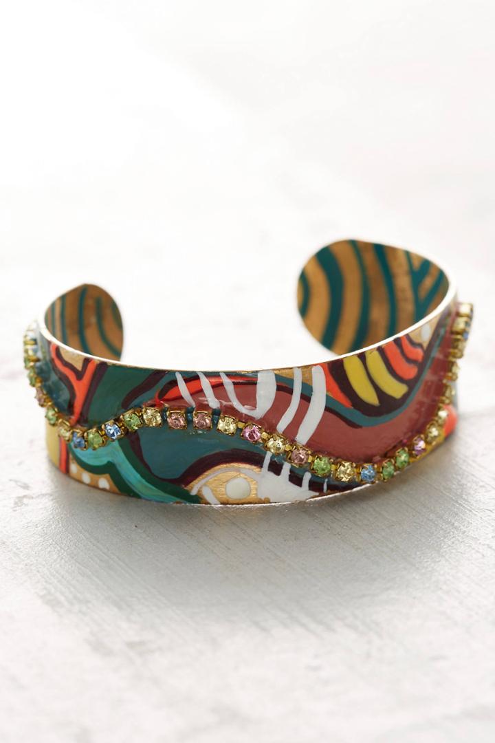 Susan Alexandra Palta Painted Cuff