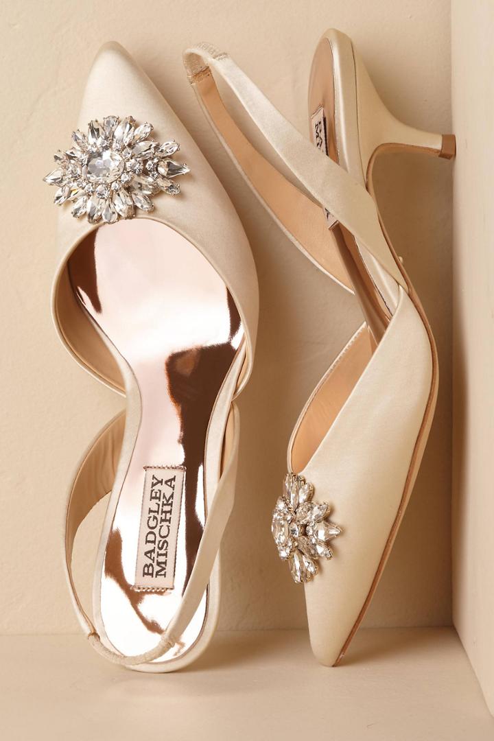 Badgley Mischka Salena Satin Heels