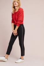 Essentials By Anthropologie The Essential Slim Side-stripe Trousers