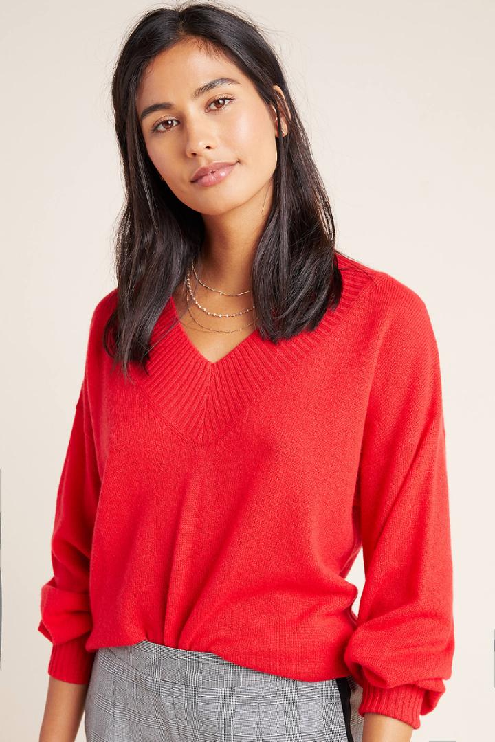 Charli Maisie Striped Cashmere Sweater