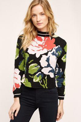 Monogram Laine Floral Pullover