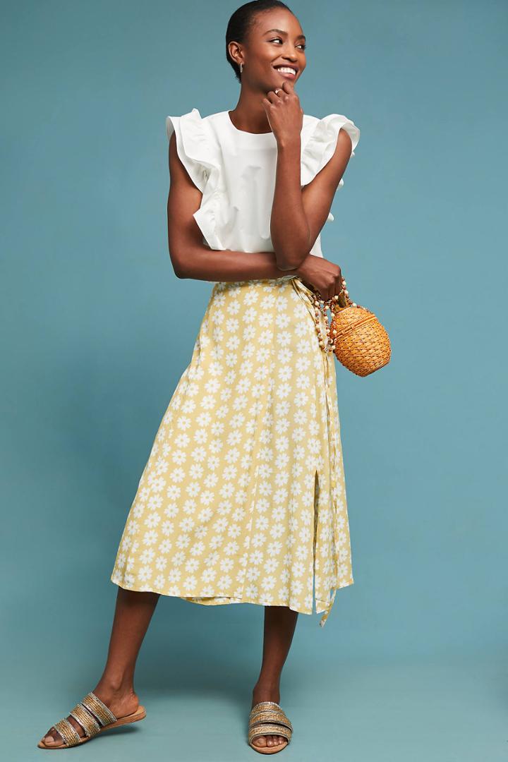 Faithfull Daisy Wrap Skirt