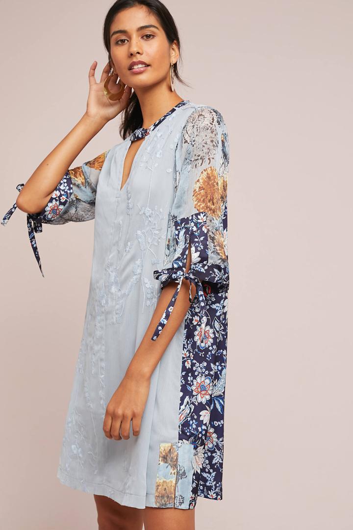 Tiny Laced Lotus Tunic Dress
