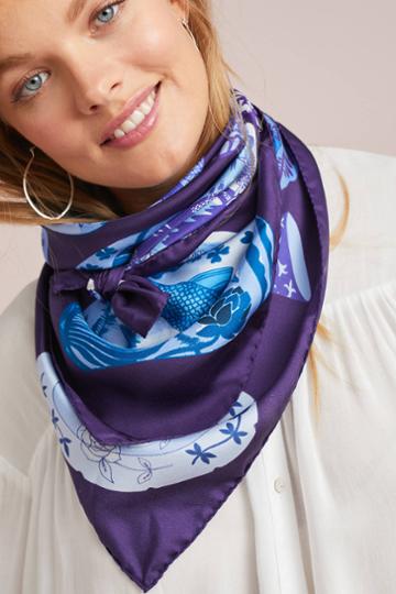 Karen Mabon Pottery Silk Scarf