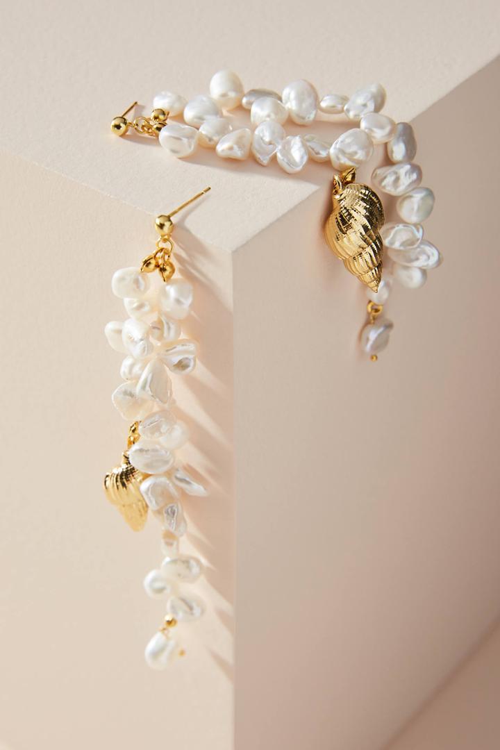 Amber Sceats Tully Pearl Drop Earrings