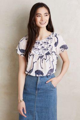 Corey Lynn Calter Wild Flamingo Top