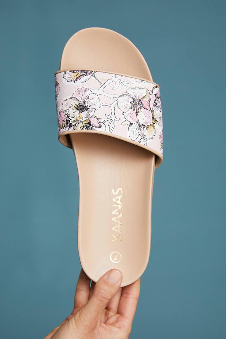 Kaanas Tulum Rose Slide Sandals