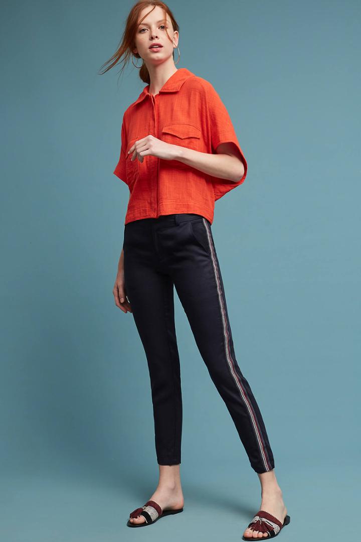 Reiko Striped Track Trousers