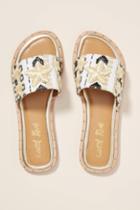 Coral Blue Starfish Slide Sandals