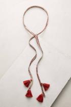 Chan Luu Swan Tassel Wrap Necklace