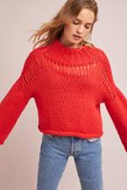 Gudrun & Gudrun Hand-knit Bell-sleeve Pullover