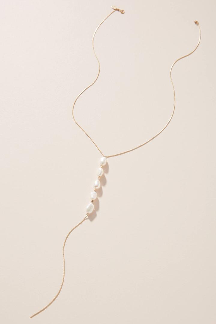 Marida Cinq 14k Gold-filled Lariat Necklace