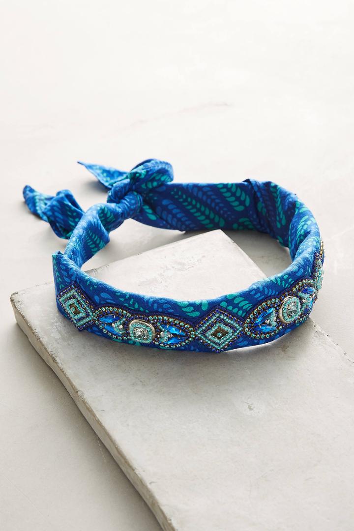 Anthropologie Oceans Bandana Headband