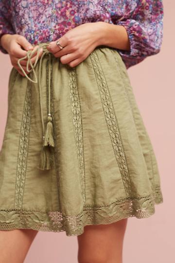 Eze Sur Mer Laced-hem Skirt