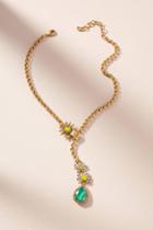 Elizabeth Cole Bejeweled Lasher Y-necklace