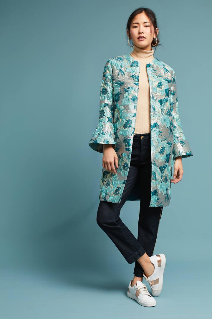 Seen Worn Kept Ornate Jacquard Coat