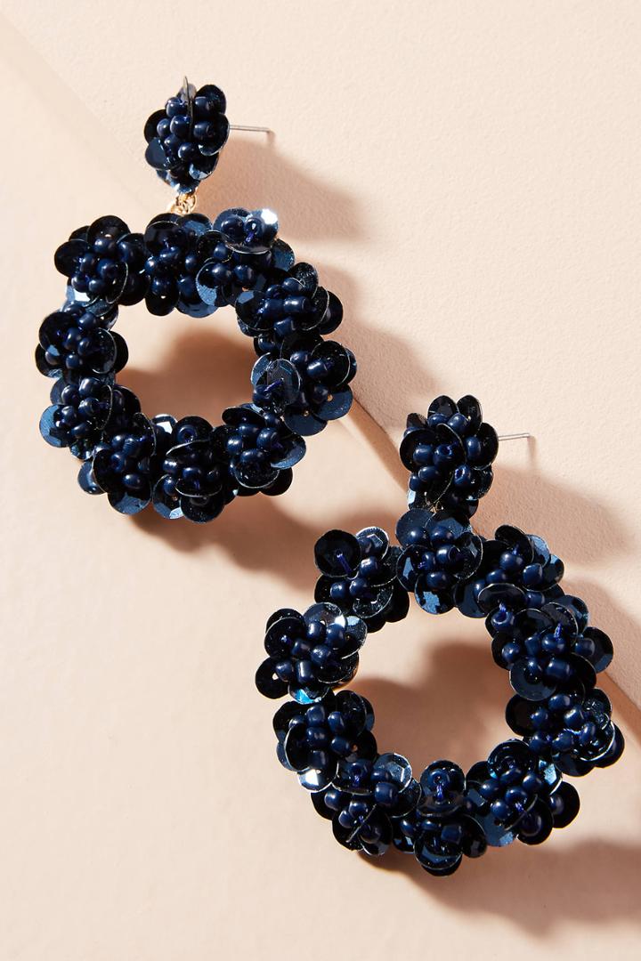 Baublebar Metallic Wreath Drop Earrings