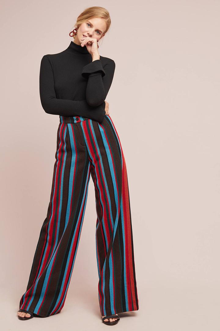 Beatrice B Capalbio Striped Sweater Pants
