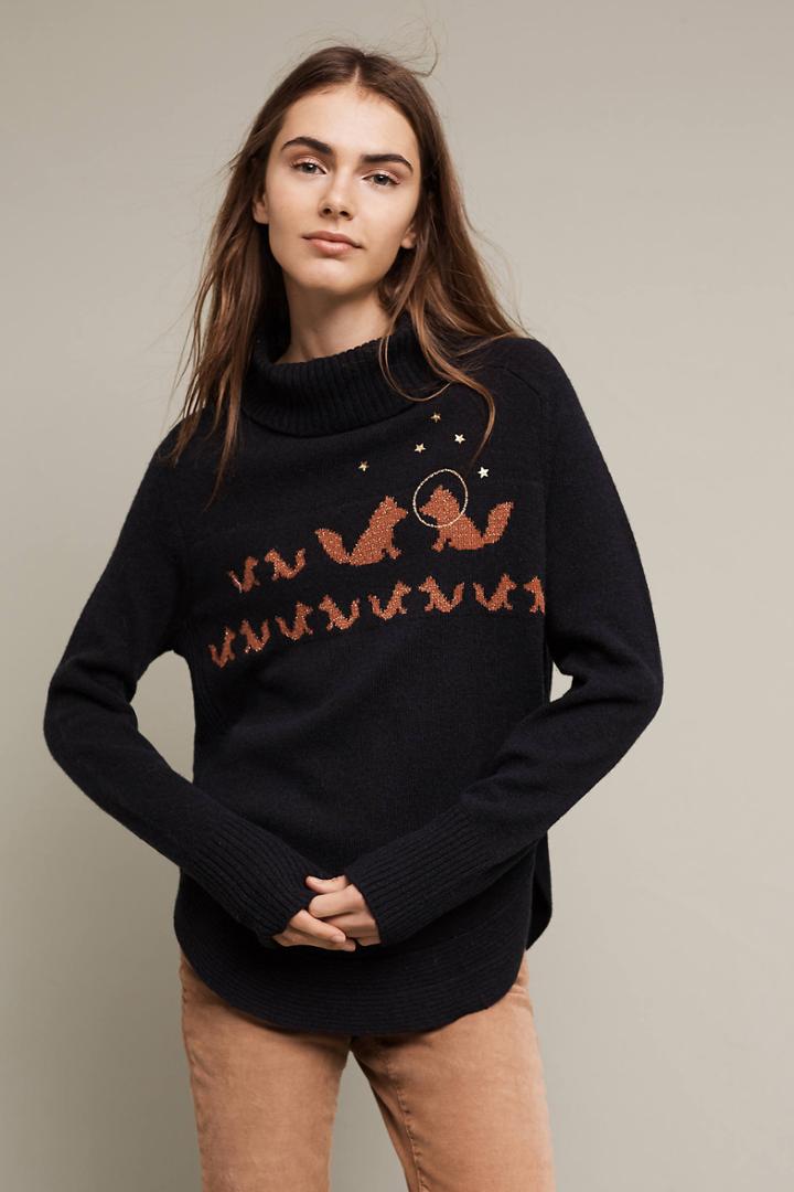 Moth Fanciful Fox Pullover