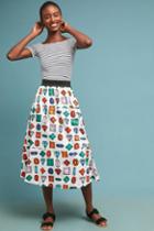Ann Howell Bullard For Anthropologie Gemstone Midi Skirt