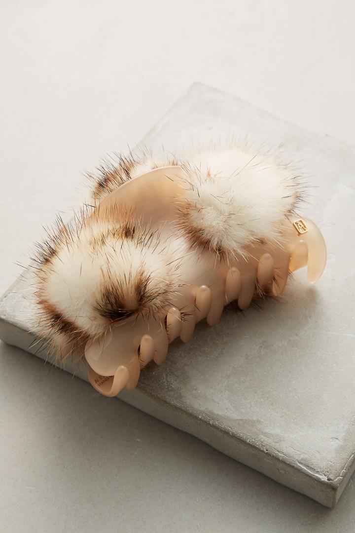 Alexandre De Paris Pommed Crest Hair Clip
