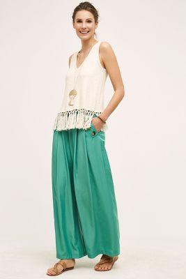 Plenty By Tracy Reese Sea Mist Wide-legs